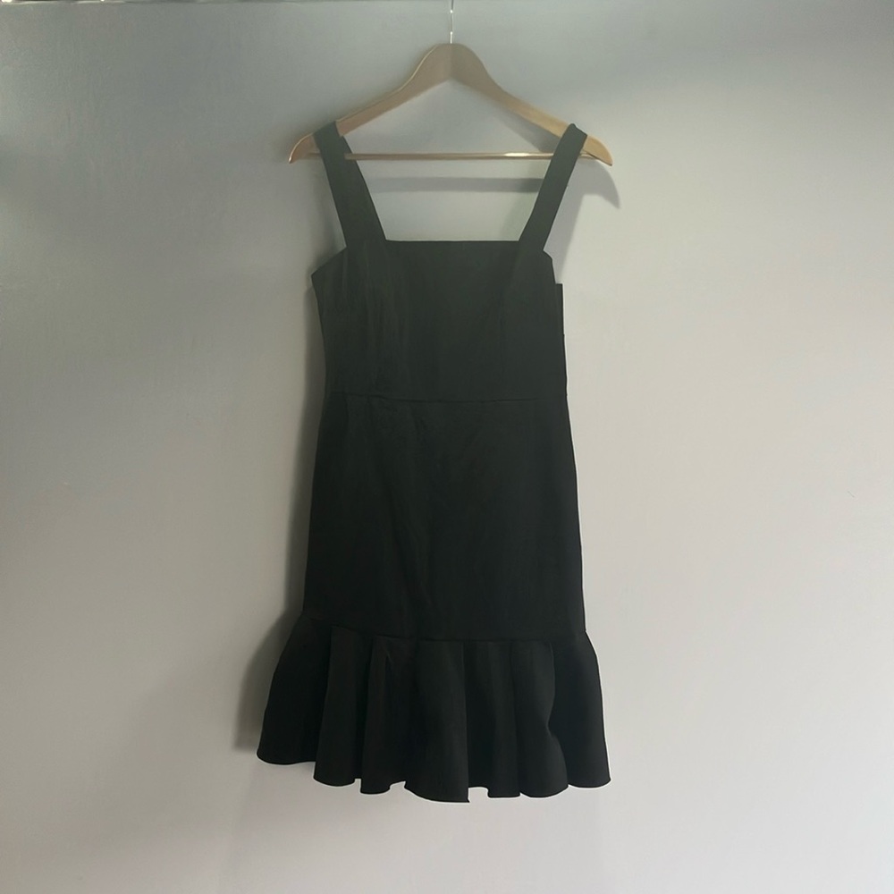 J. Crew Black Sleeveless Sheath Mini Dress